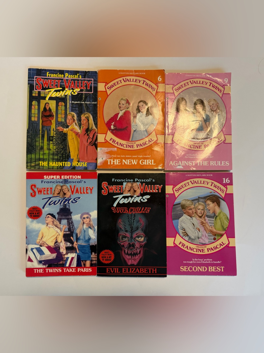 5 Vintage Sweet Valley Twins Books